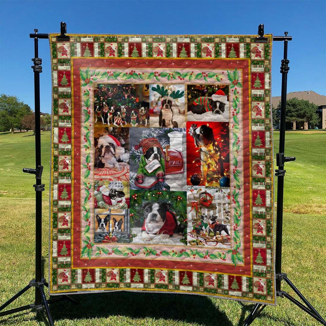 Boston Terriers Dog TD2709107 Quilt Blanket