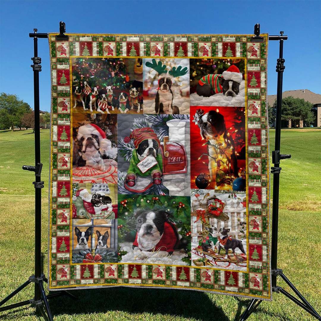 Boston Terriers Dog TD2709108 Quilt Blanket