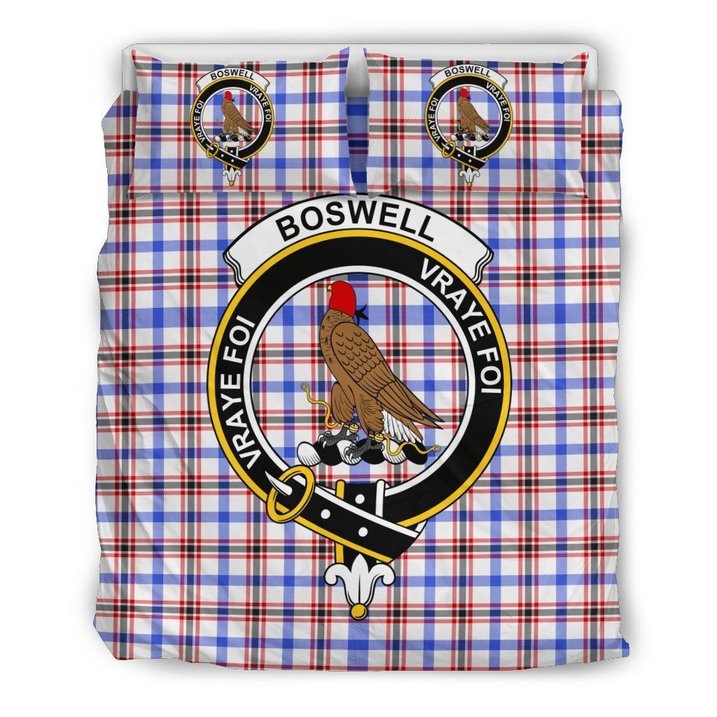 Boswell Clan Badge Tartan Bedding Set