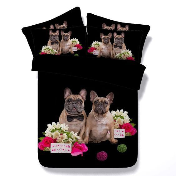 Bouledogue Family Bedding Set