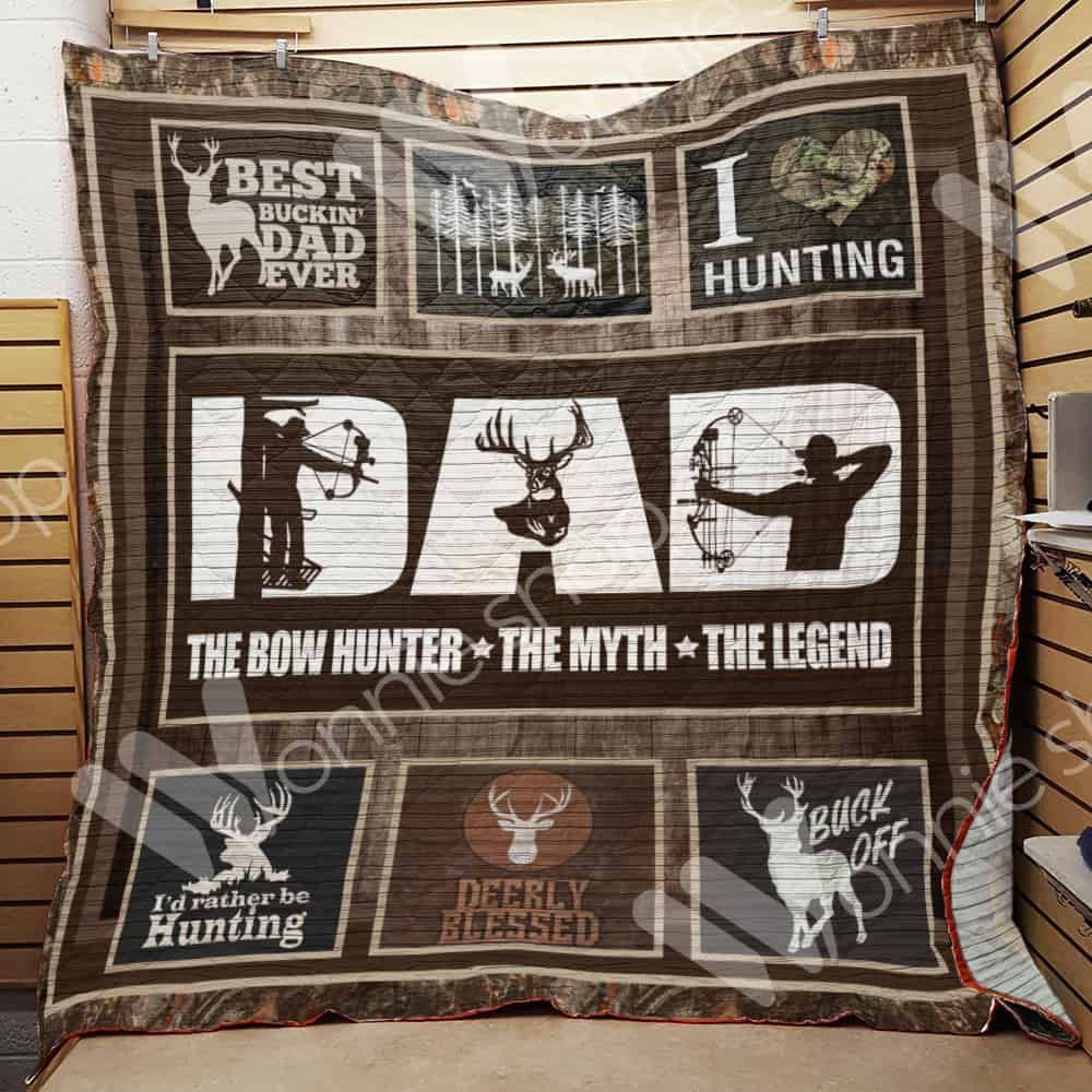 Bow Hunting Dad Quilt Blanket DHC1102298TD