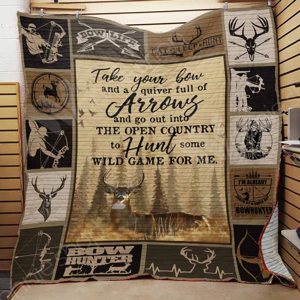 Bow Hunting Quilt Blanket DHC03021031TD