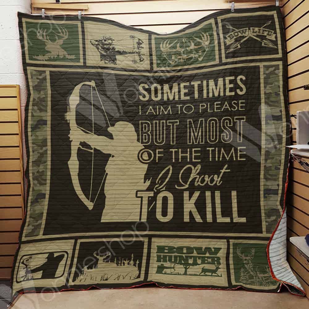 Bowhunting Quilt Blanket DHC1002698TD