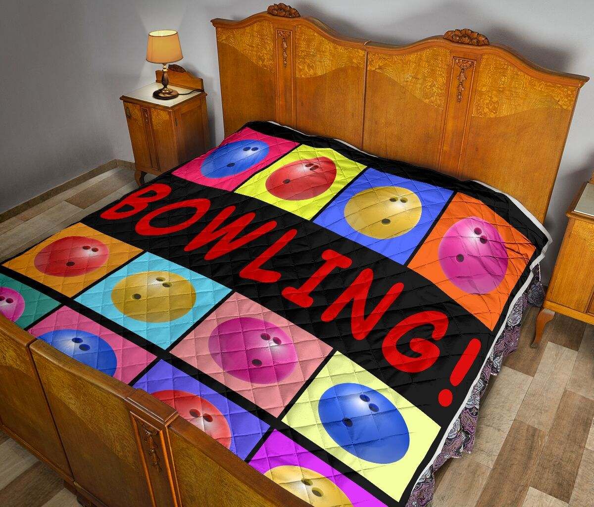 BOWLING BALL QUILT DHC281111334DD