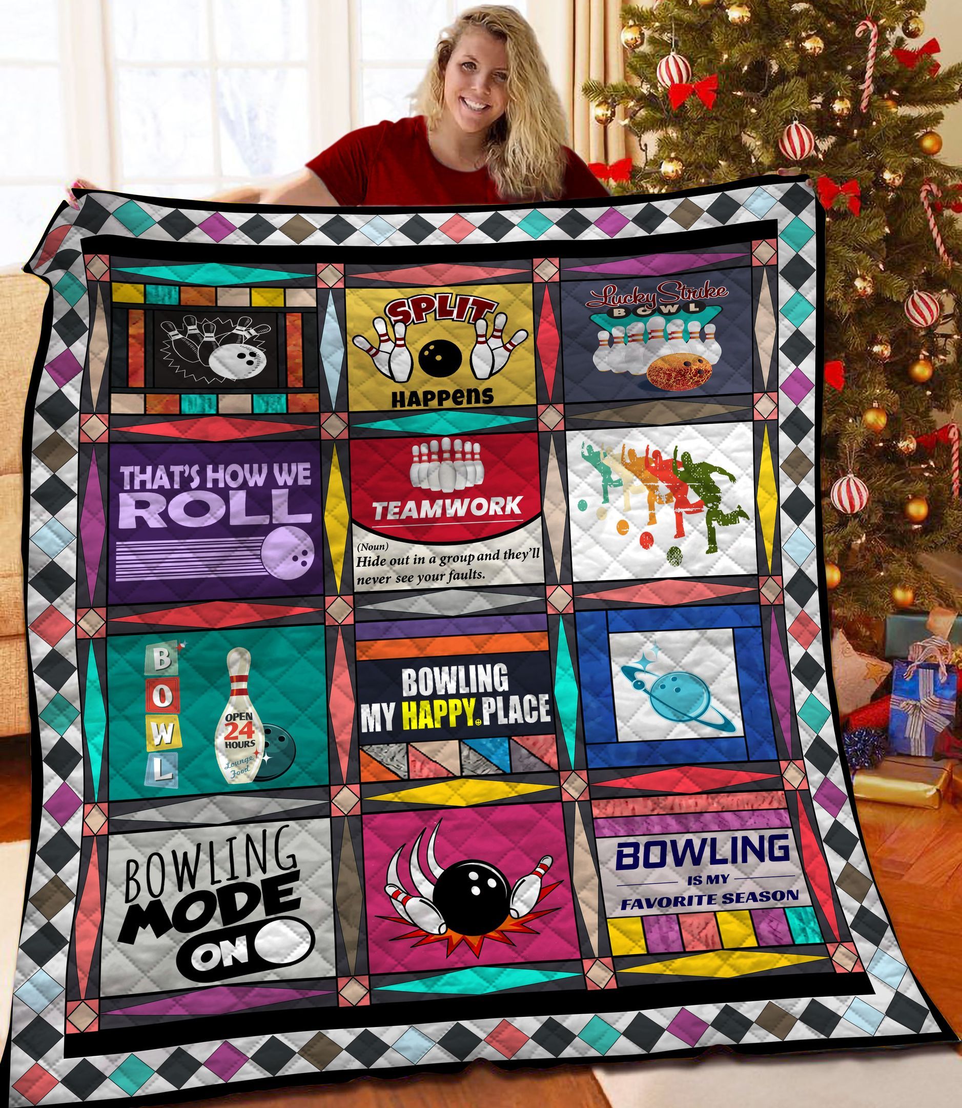 Bowling BBB061195NB Quilt Blanket
