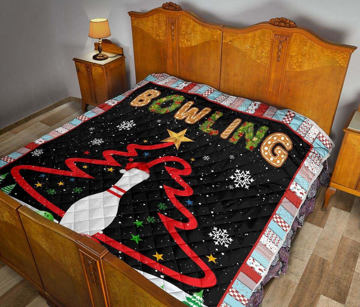 bowling christmas tree quilt DHC281111379DD