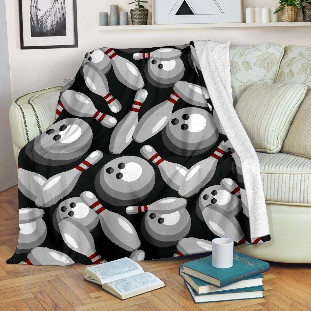 Bowling Sherpa Fleece Blanket