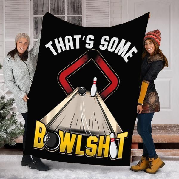 Bowling Sherpa Fleece Blanket