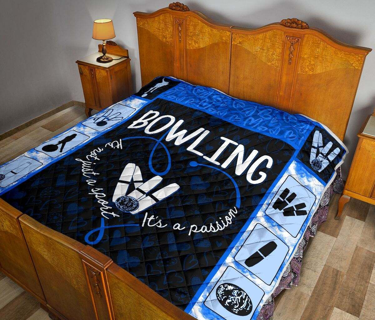 BOWLING- It’s Not Just A Sport It’s A Passion CANDLEPIN BLUE DHC281111344DD