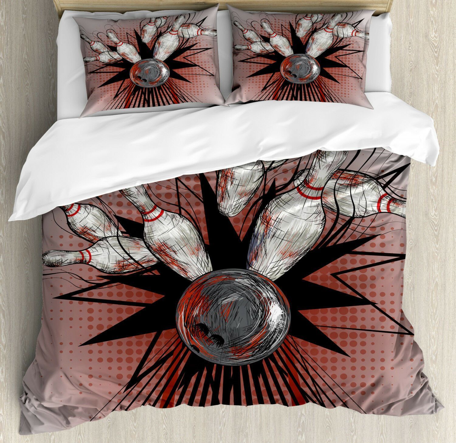Bowling Party Bedding Set