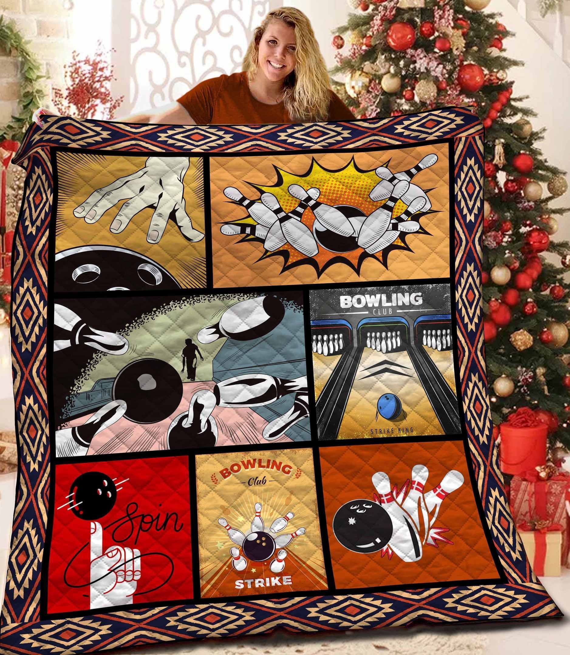 Bowling Quilt Blanket BBB0411222SM