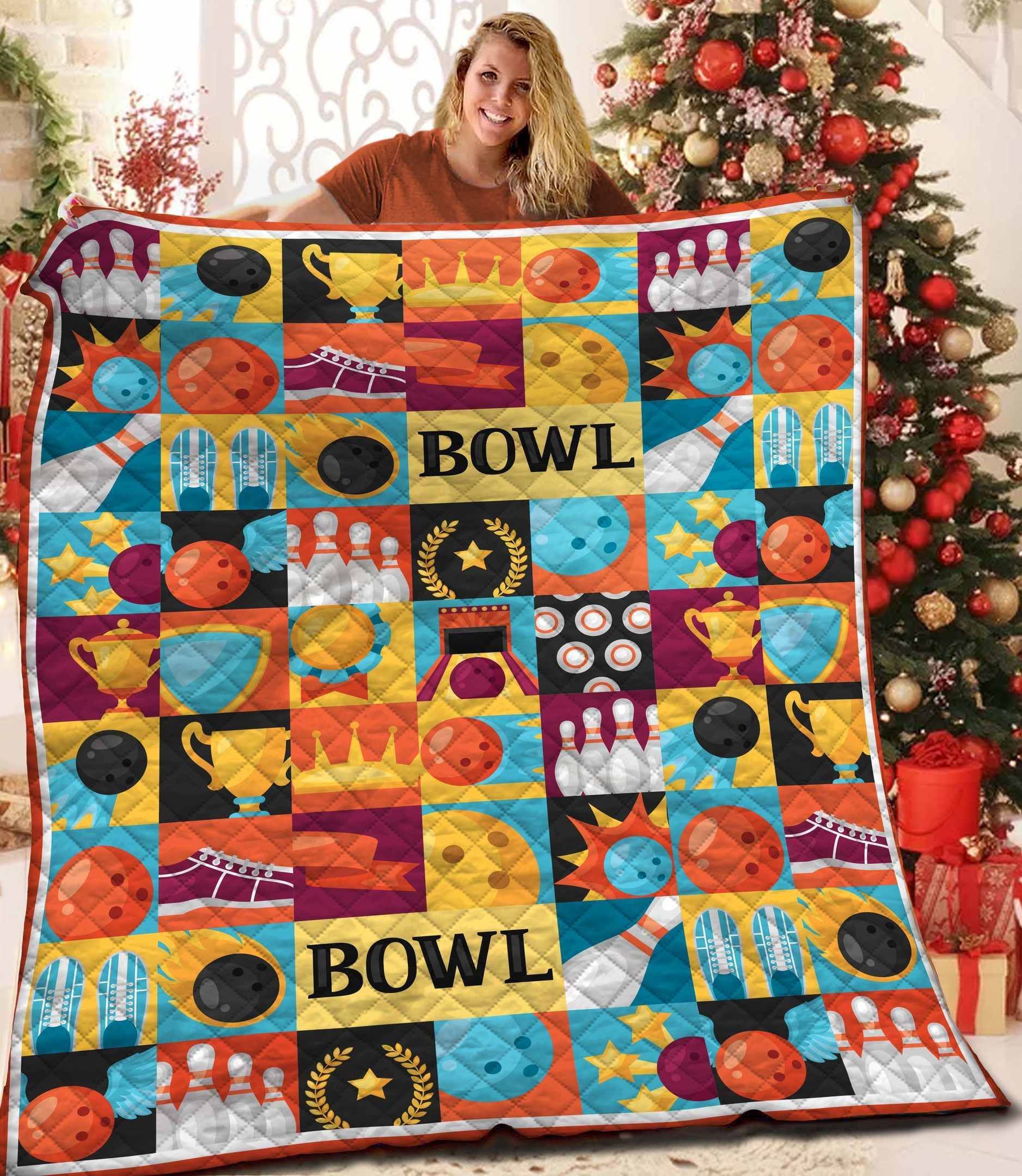 Bowling Quilt Blanket BBB071118SM