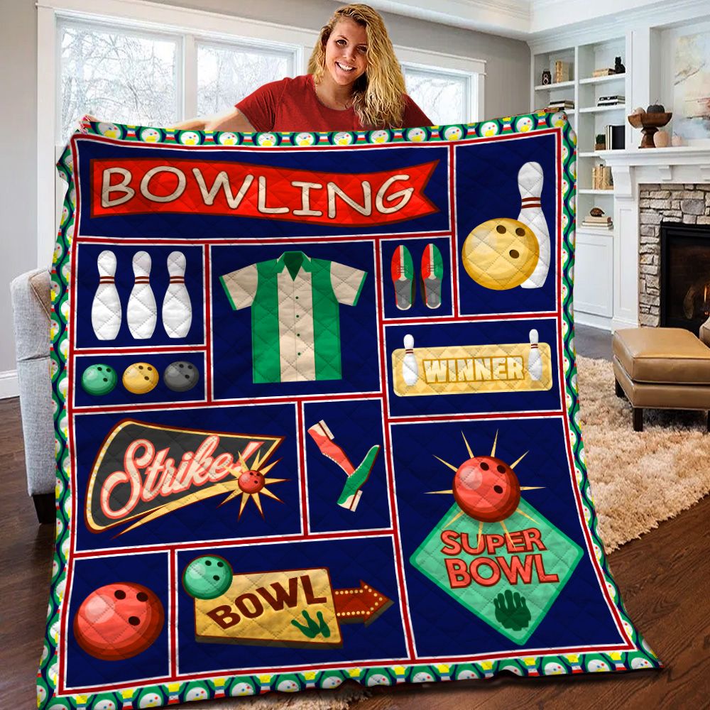 Bowling Quilt Blanket BBB150219HT