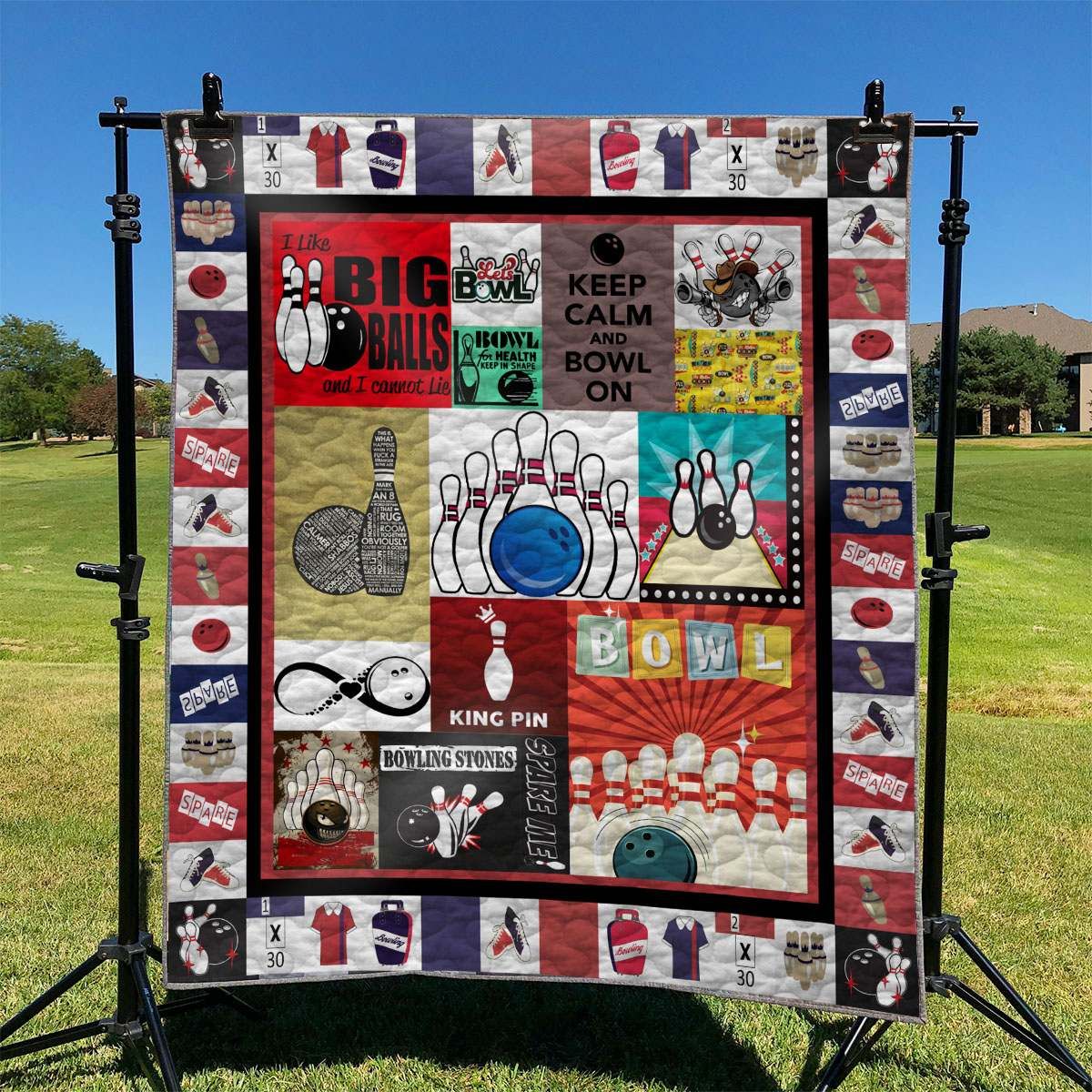 Bowling TD2809115 Quilt Blanket