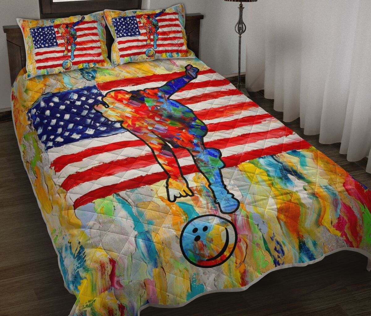 BOWLING US FLAG PAINTING QBS DHC281111331DD