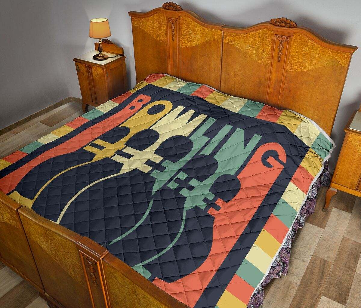 BOWLING VINTAGE COLOR QUILT kd DHC281111332DD