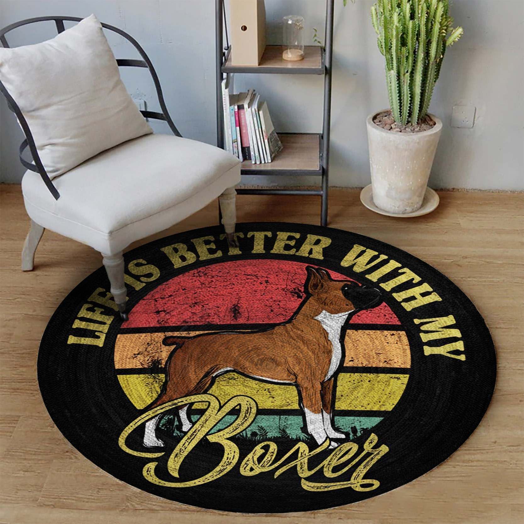 Boxer Round Carpet