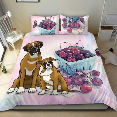 BOXER BEDDING CHERRY