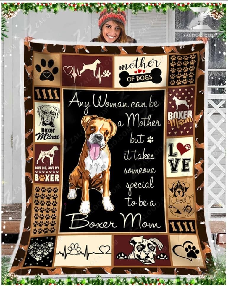 Boxer Boxer Mom Quilt Blanket DHC31121563TD