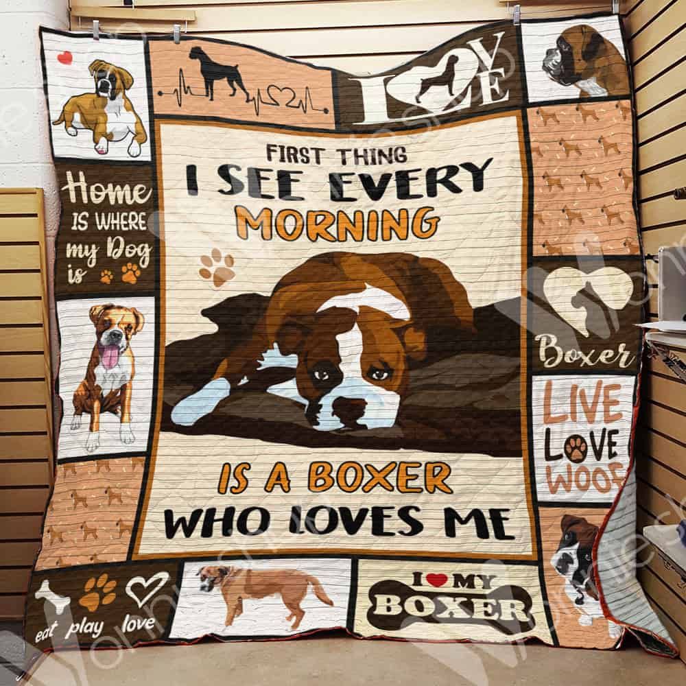 Boxer Dog Blanket LNT0712001 Quilt Blanket