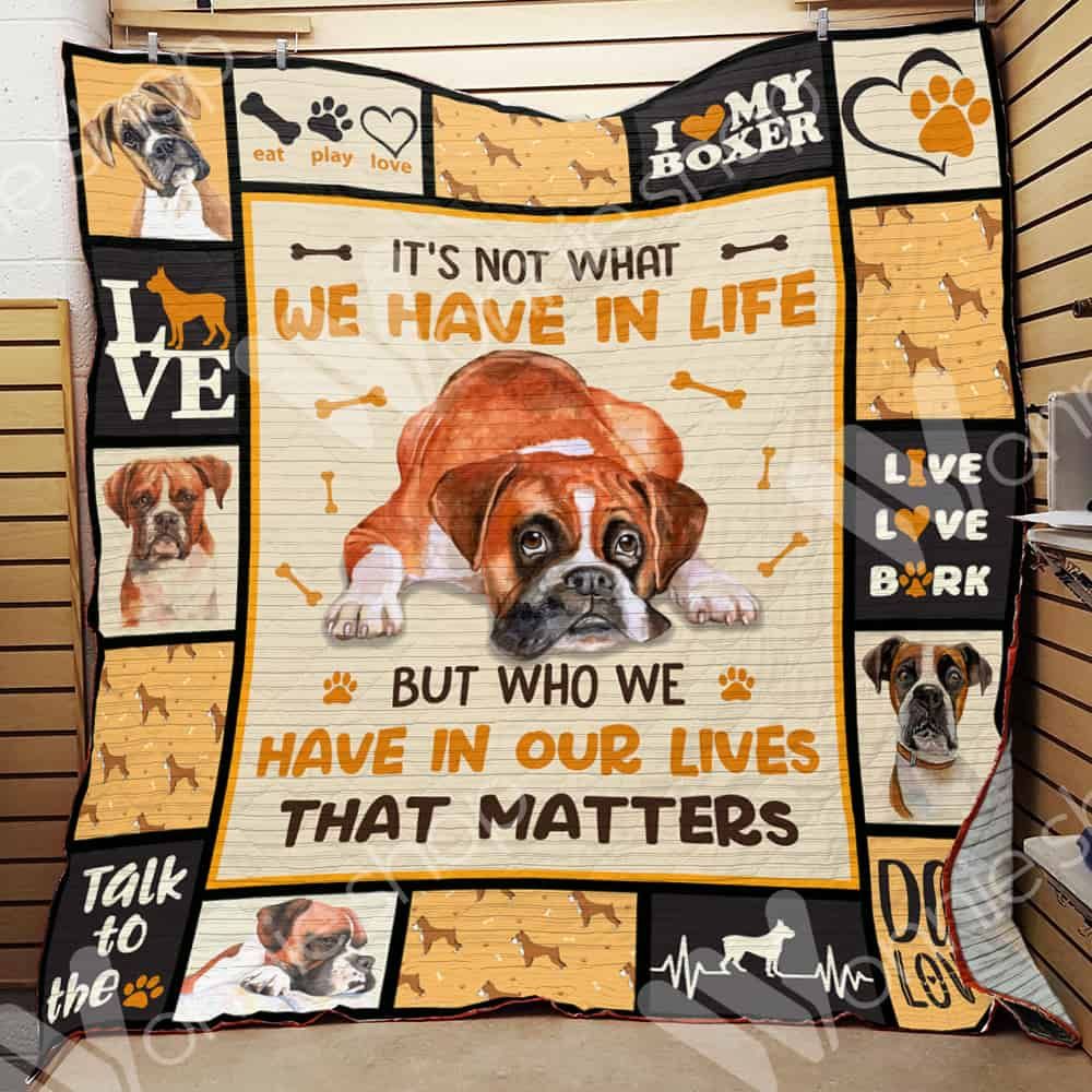 Boxer Dog Blanket LNT0712007 Quilt Blanket