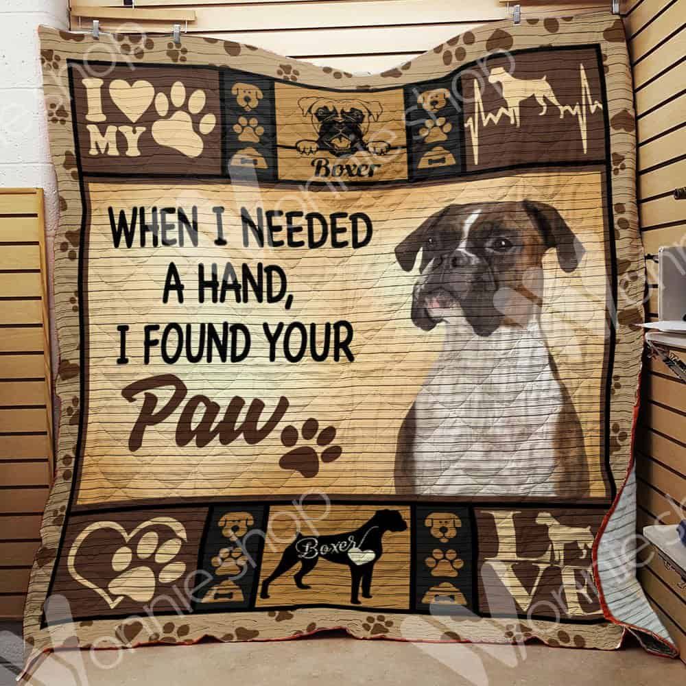 Boxer Dog Blanket LNT1012080 Quilt Blanket