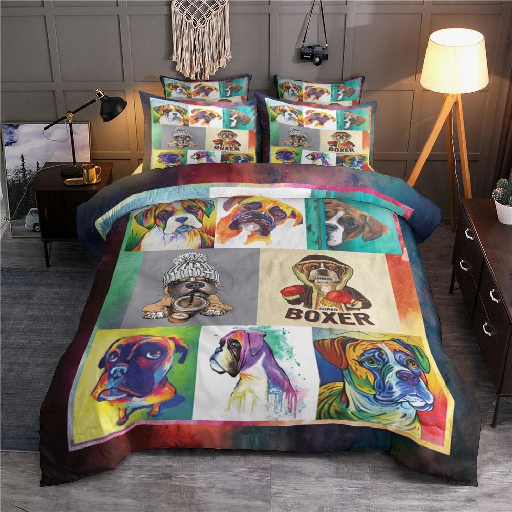 Boxer Dog Bedding Set