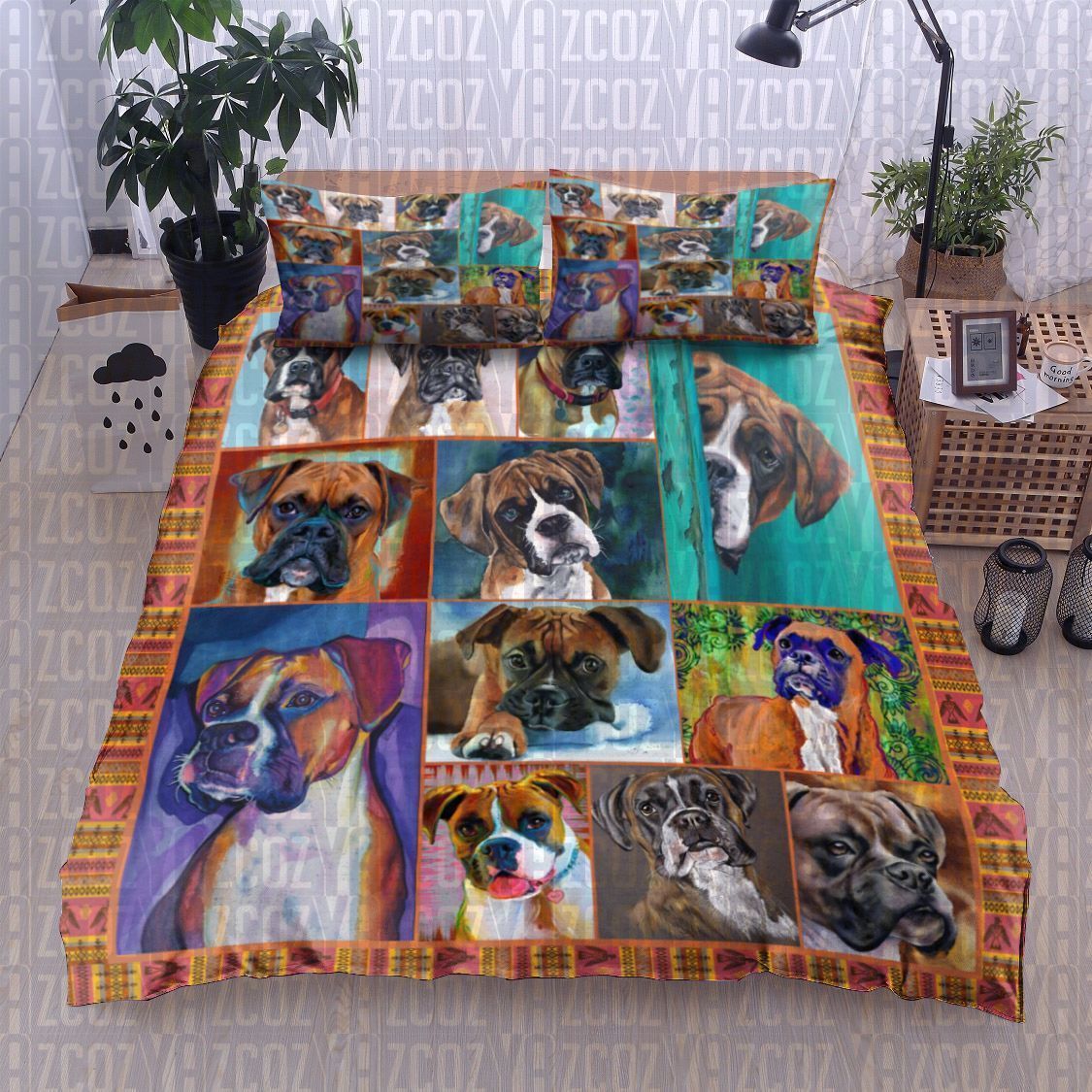 Boxer Dog Bedding Set