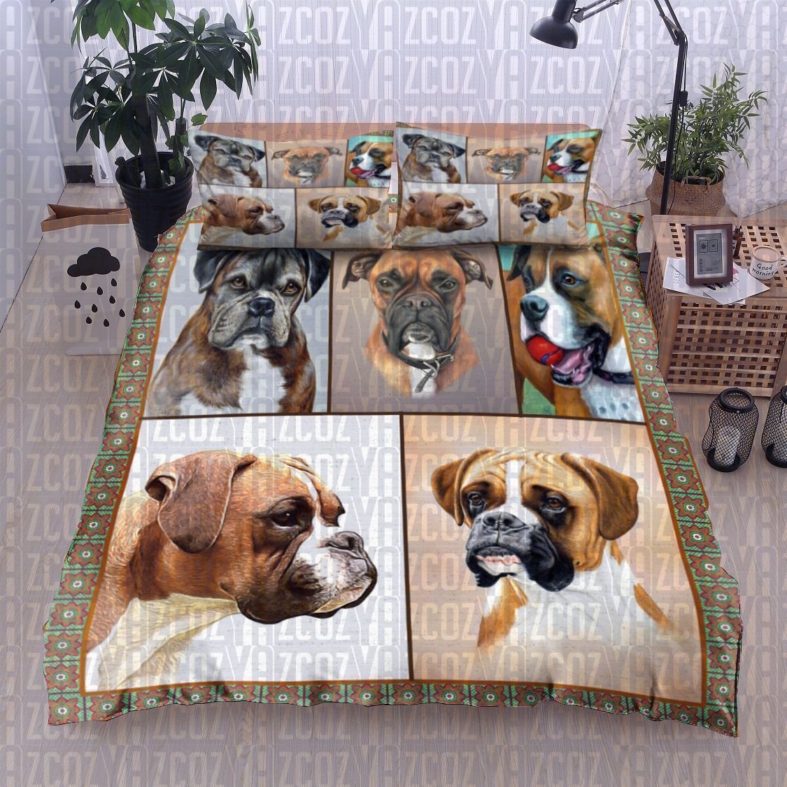 Boxer Dog Bedding Set