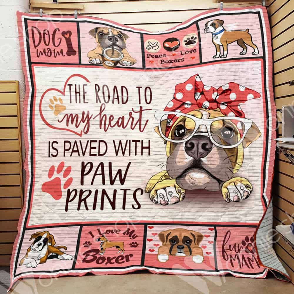 Boxer Dog Mom Quilt Blanket DHC01021011TD