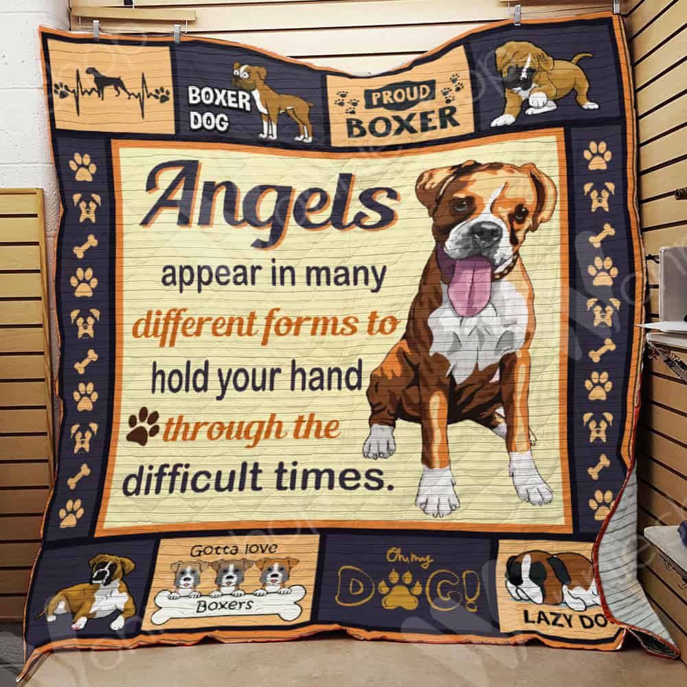 Boxer Dog Quilt Blanket DHC01021019TD