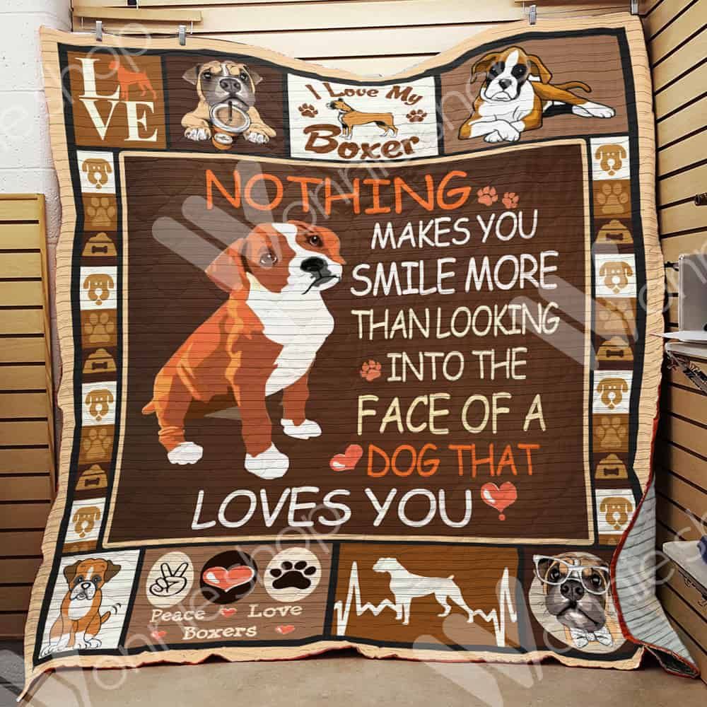 Boxer Dog Quilt Blanket DHC01021035TD
