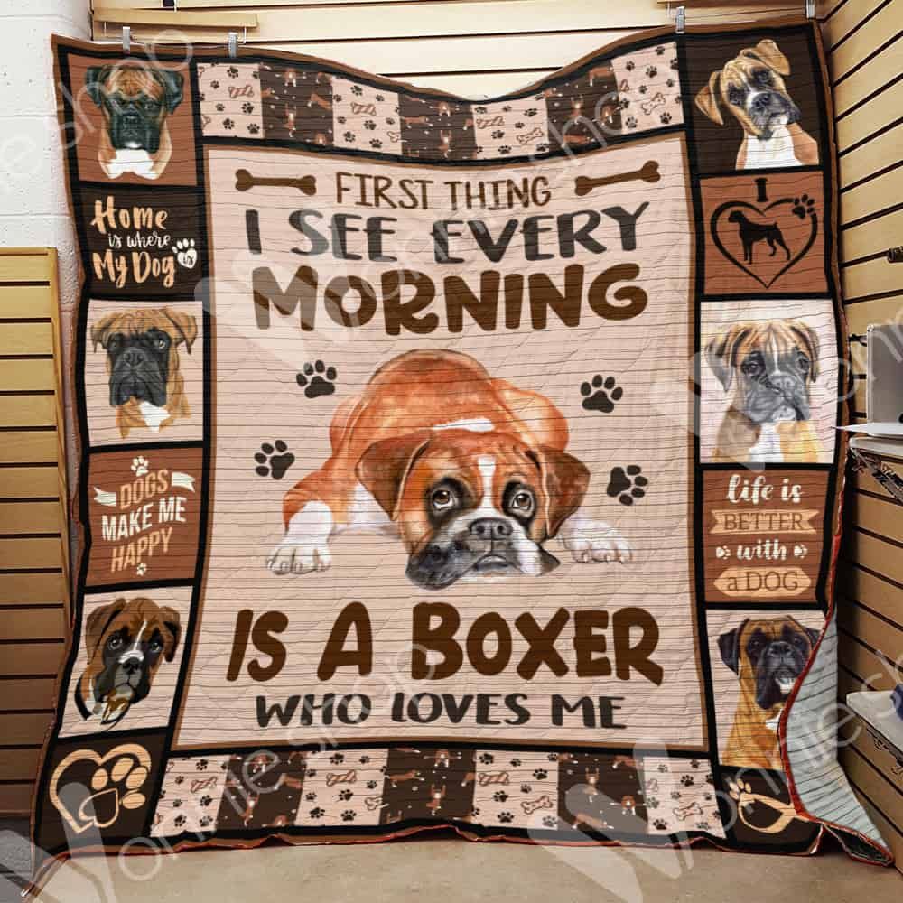Boxer Dog Quilt Blanket DHC0102866TD