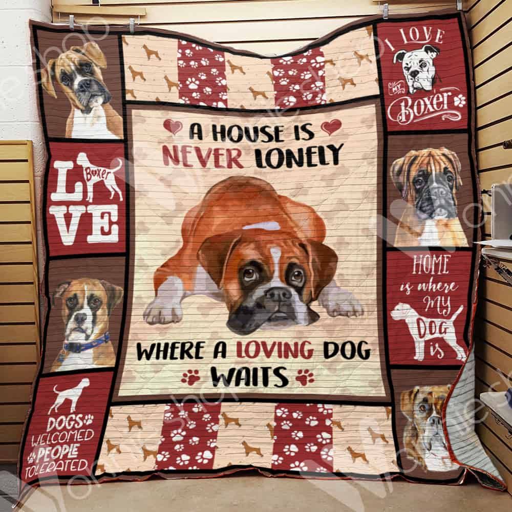 Boxer Dog Quilt Blanket DHC0102886TD