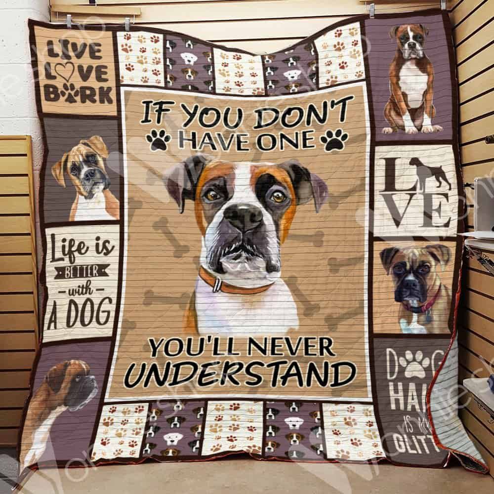 Boxer Dog Quilt Blanket DHC0102905TD