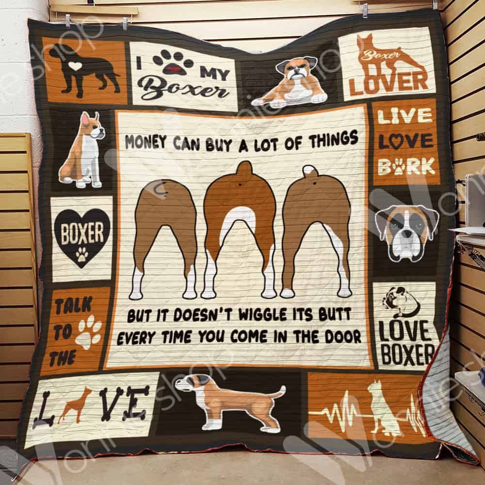 Boxer Dog Quilt Blanket DHC05021267TD