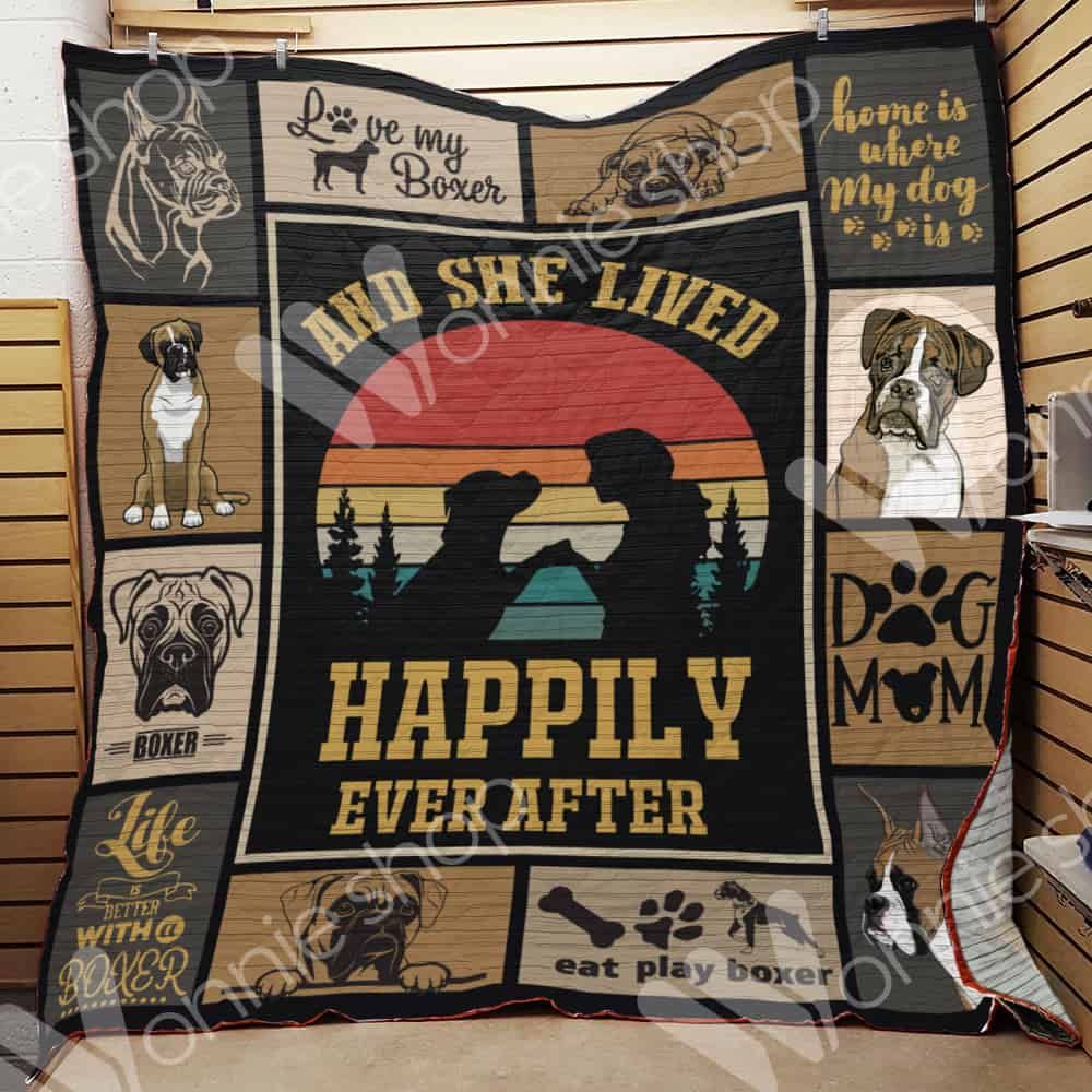 Boxer Dog Quilt Blanket DHC0602569TD