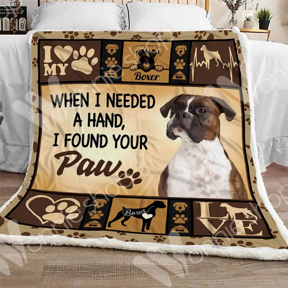 Boxer Dog Sherpa Quilt Blanket DHC0102517TD