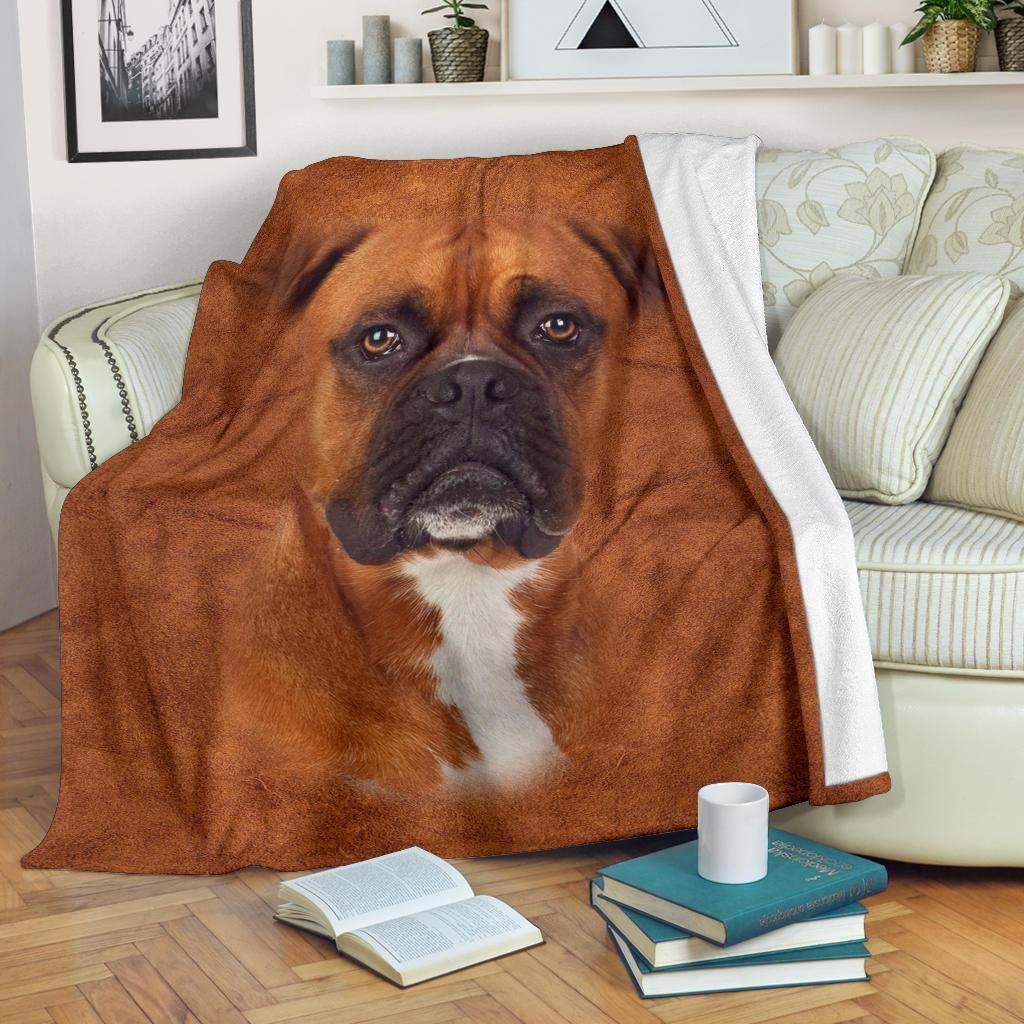 Boxer Face Hair Blanket