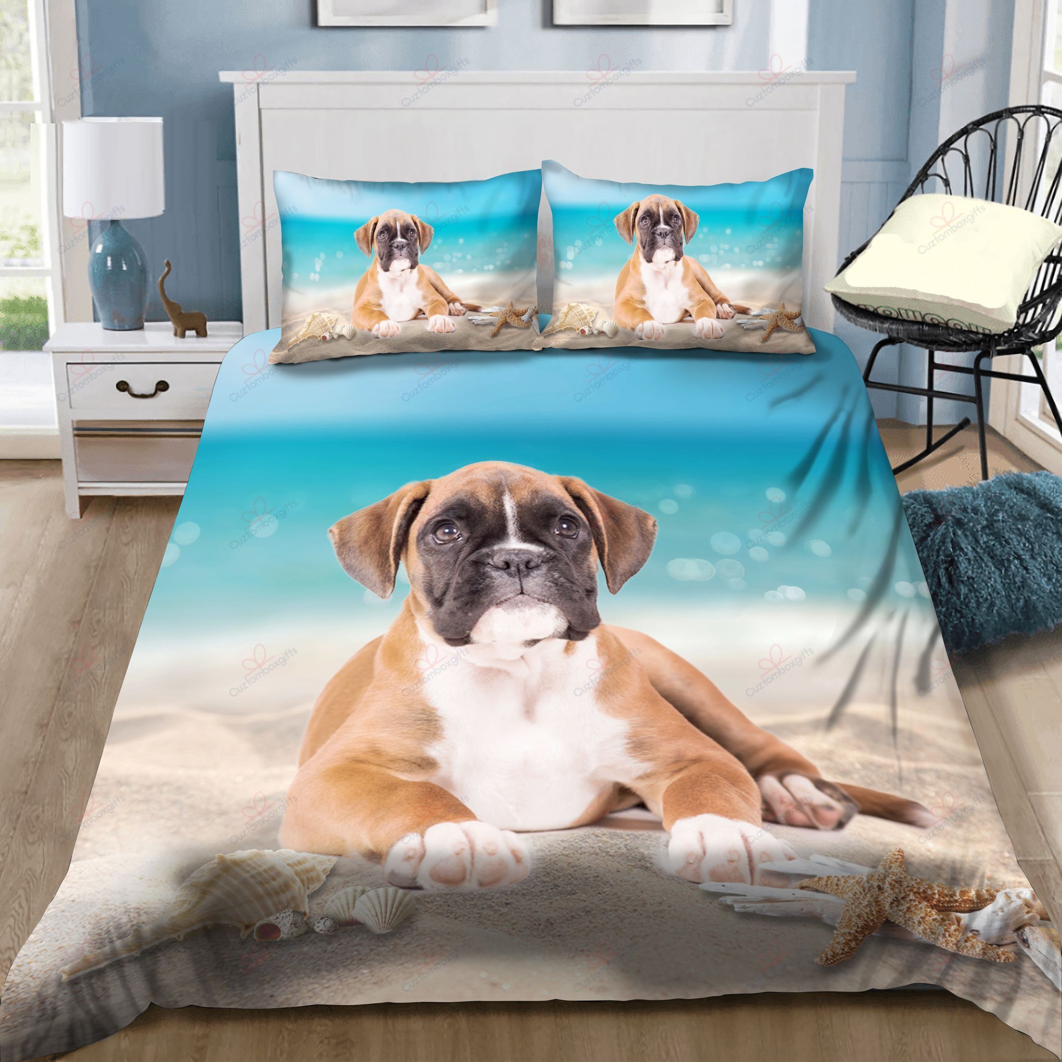 Boxer Hawaii Beach Bedding Set