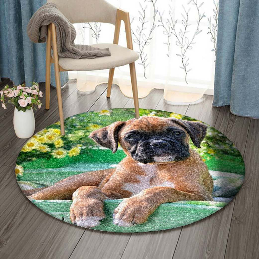 Boxer Round Carpet