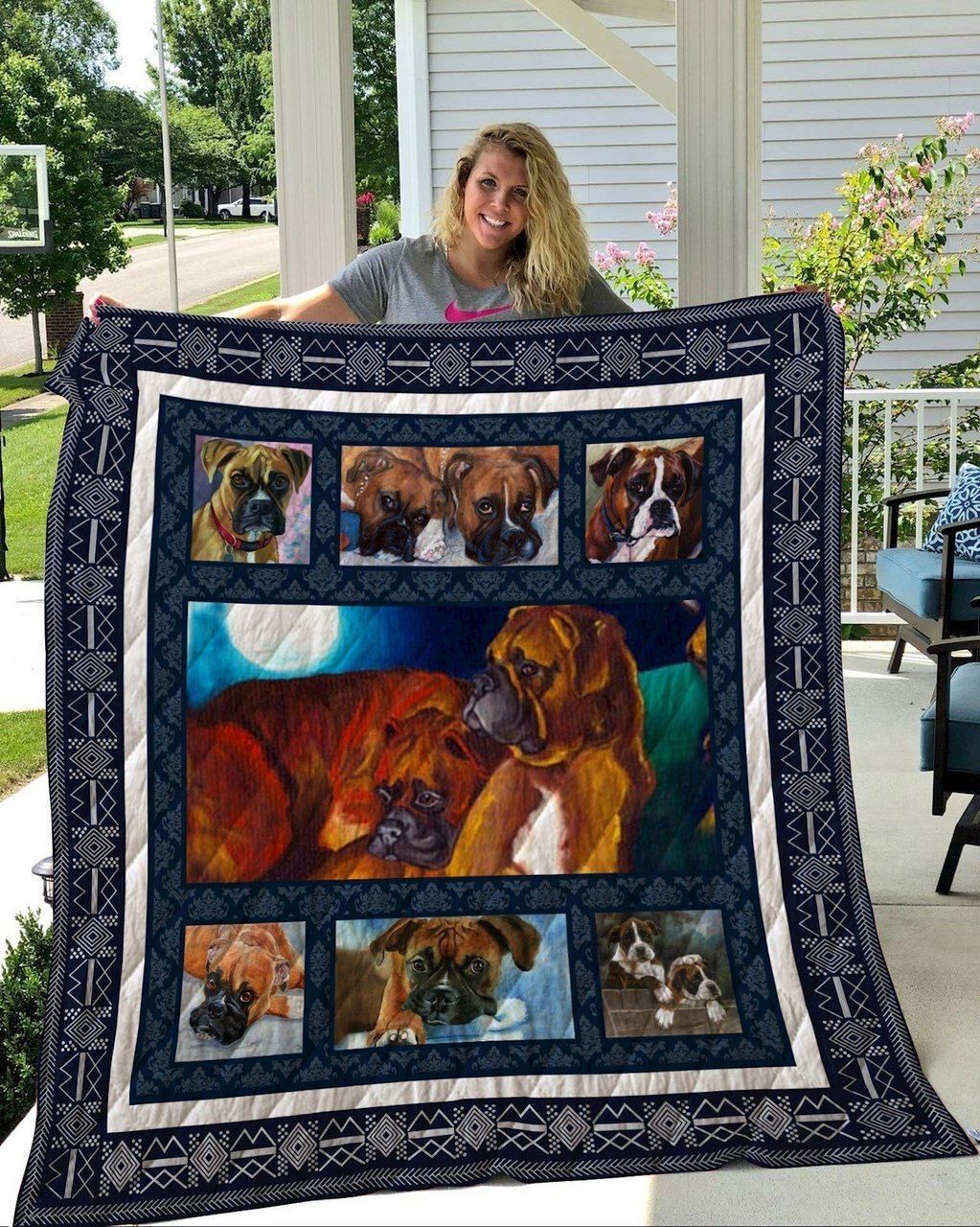 Boxer My Cute Dog Quilt Blanket Dhc04011365Dd