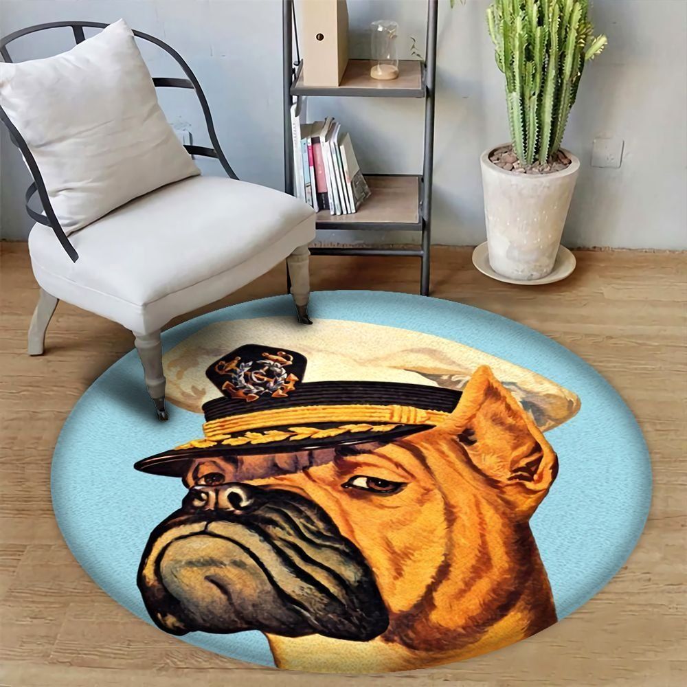 Boxer Pirate Round Carpet