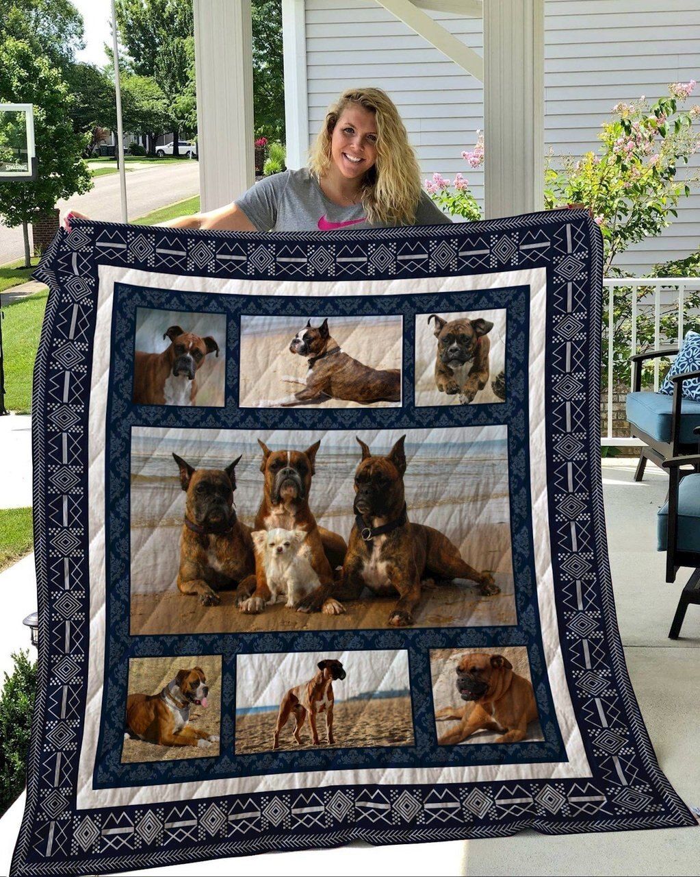 Boxer Quilt Blanket DHC13121772VT