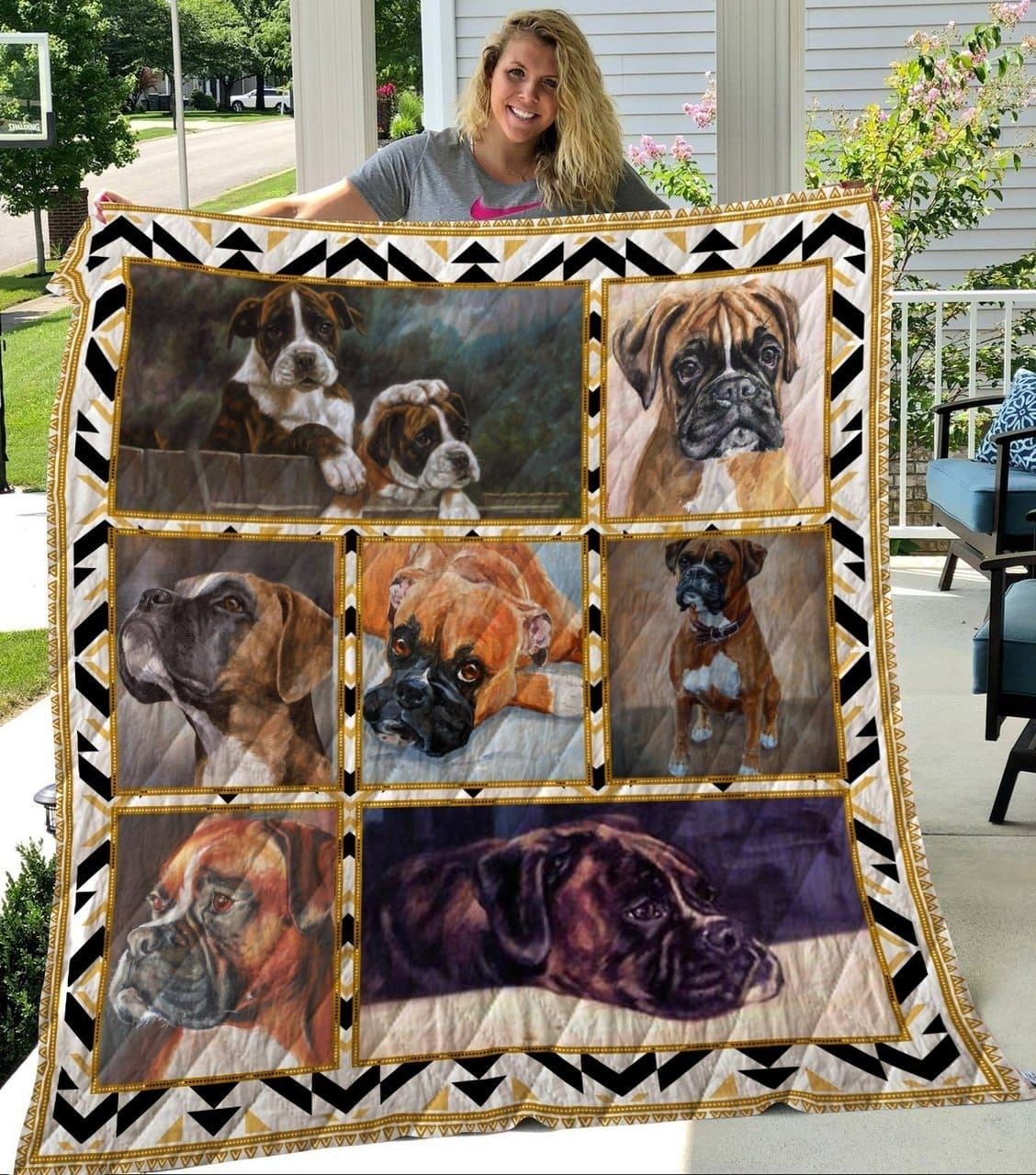 Boxer Quilt Blanket DHC13121773VT