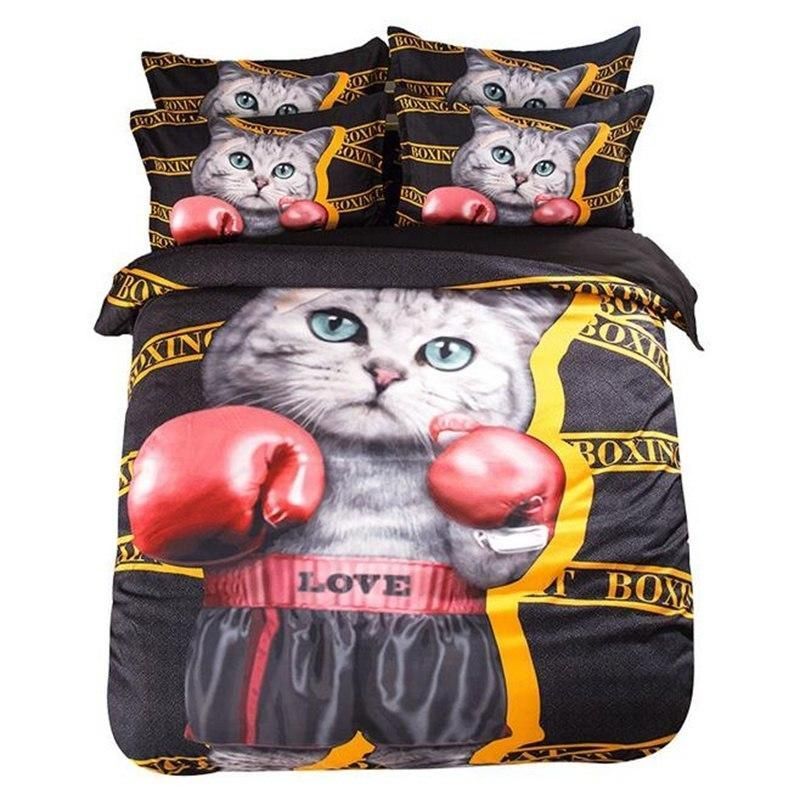 Boxing Cat Bedding Set