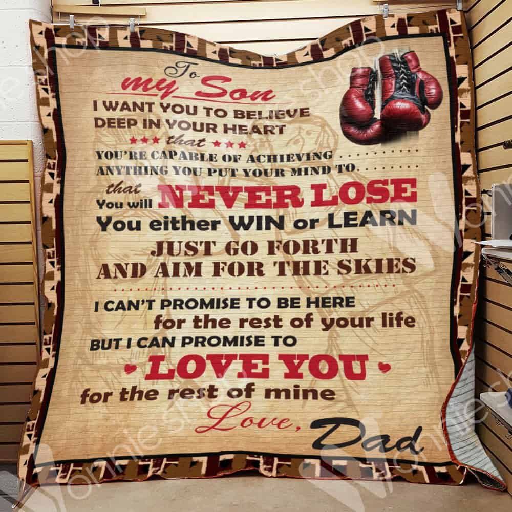 Boxing Dad Blanket LNT1012114 Quilt Blanket