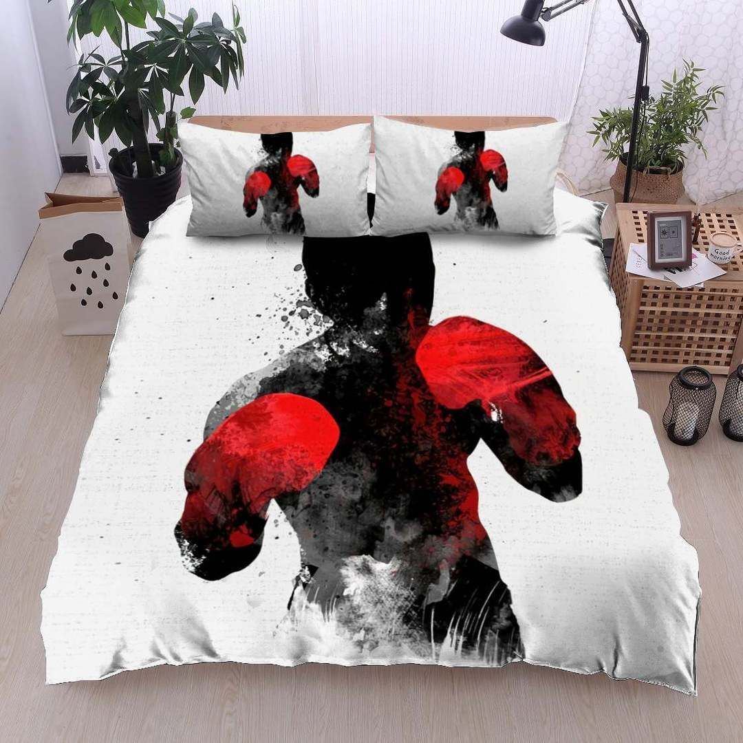 Boxing Cotton Bed Sheets Spread Comforter Duvet Cover Cotton Bed Sheets Spread Comforter Bedding Set