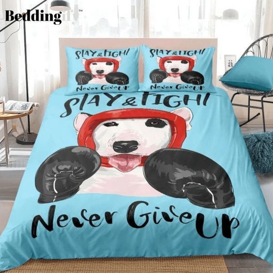 Boxing Dog Bedding Set
