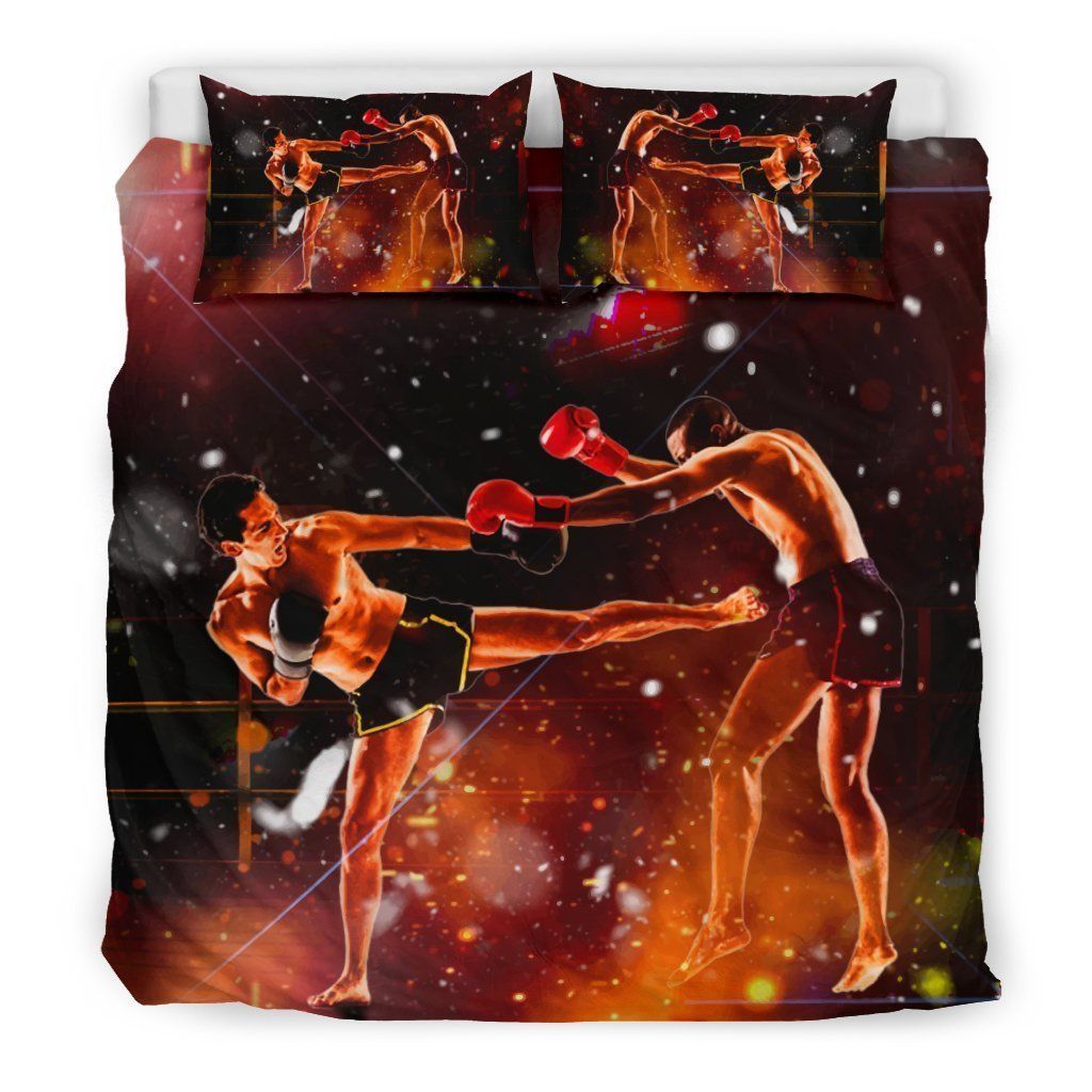 Boxing Fight Galaxy Design Bedding Set